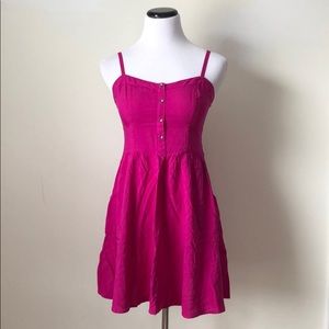 Express Button Up Mini Sundress